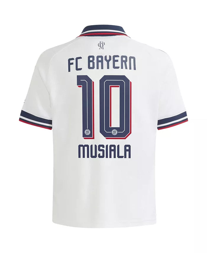 Big Boys and Girls Jamal Musiala White Bayern Munich 2026/27 Away Replica Jersey