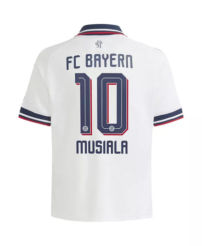 Big Boys and Girls Jamal Musiala White Bayern Munich 2026/27 Away Replica Jersey