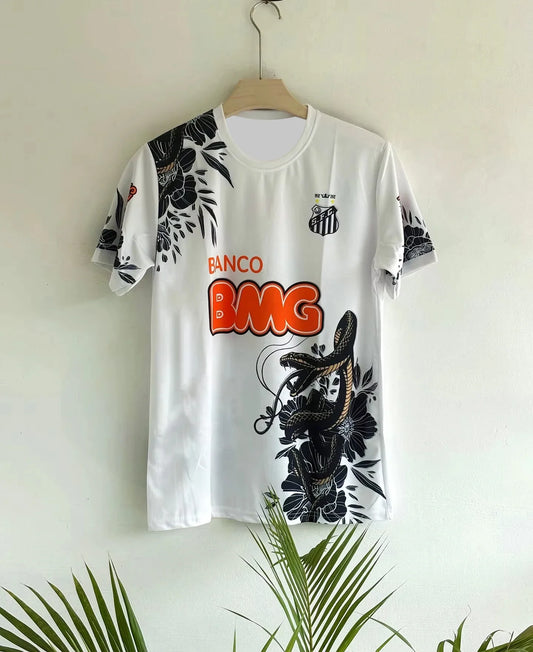 2026 Vintage Santos Family Football Jersey Classic Vintage 11-12 Santossi Family Quick Dry Football Jersey Neymar Men Clothing