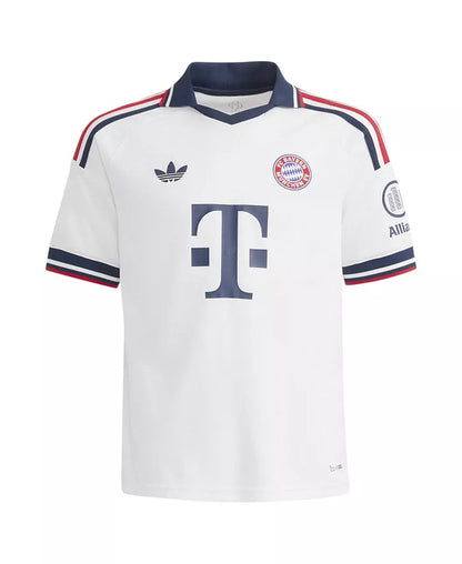 Big Boys and Girls Jamal Musiala White Bayern Munich 2026/27 Away Replica Jersey